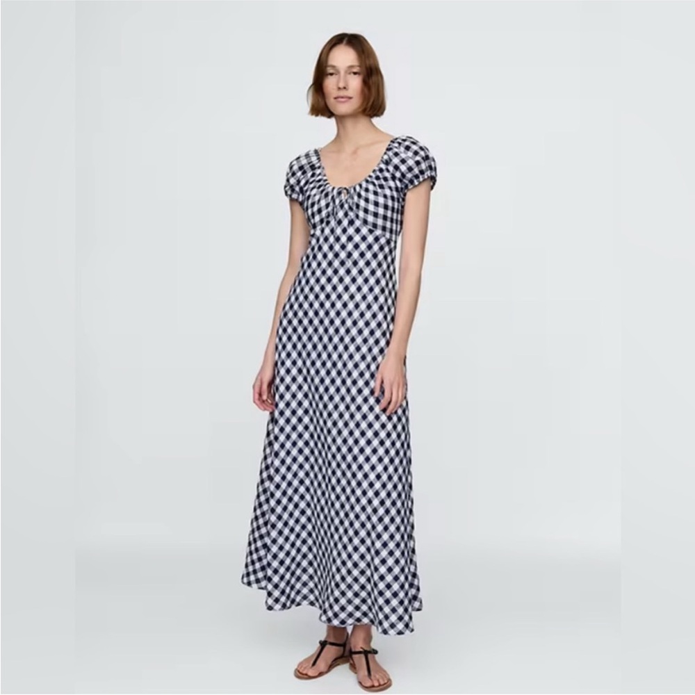 NWT GAP x DOEN gingham dress